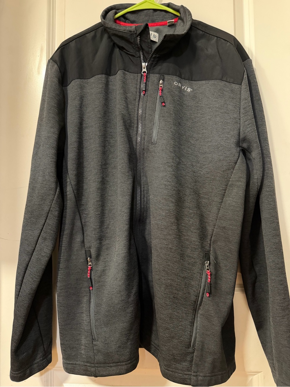 Orvis Men's Gray Full‑Zip Jacket